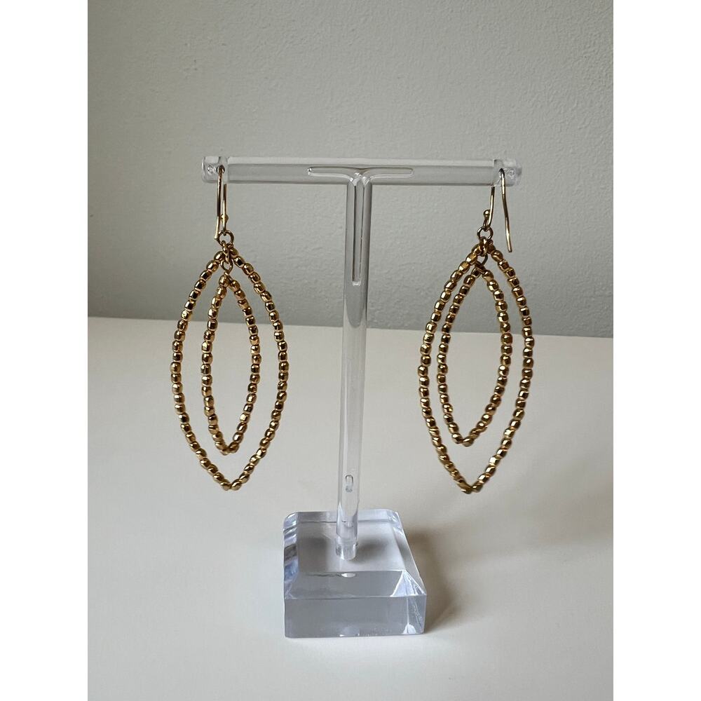 Bardot Stella & Dot Earrings Gold-tone 3 inches